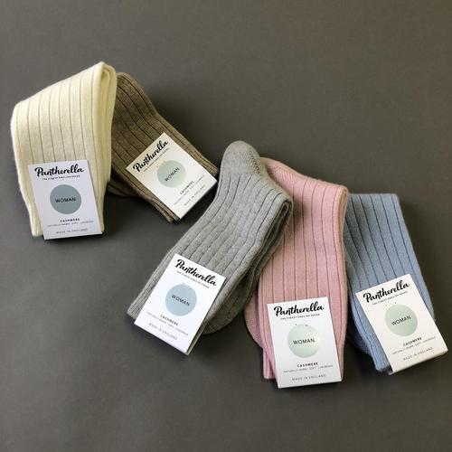 Cashmere rib socks